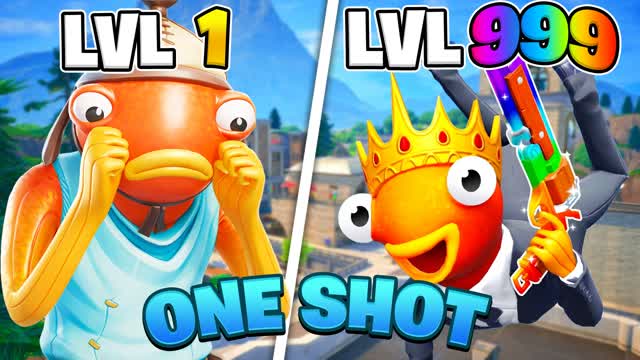 ⭐TILTED ONE SHOT GAME⭐ — Fortnite Creative map cover art