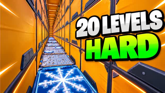 HARD PARKOUR 20 LEVEL ✨ 9679 باركور — Fortnite Creative map cover art