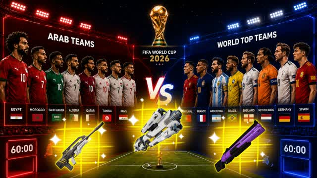 RED VS BLUE WorldCup2026 — Fortnite Creative map cover art