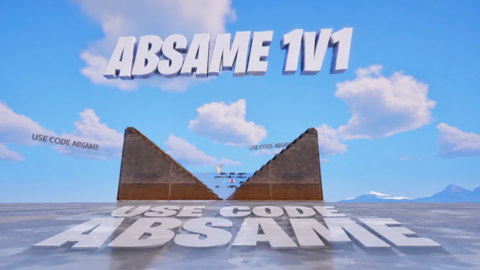 absame 1v1 — Fortnite Creative map