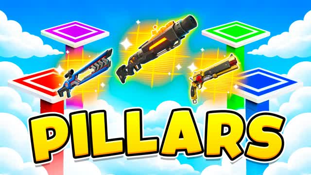 MEGA PILLARS - FFA — Fortnite Creative map cover art