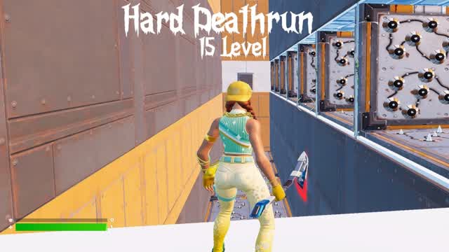 deathrun 15 level medium -hard — Fortnite Creative map cover art