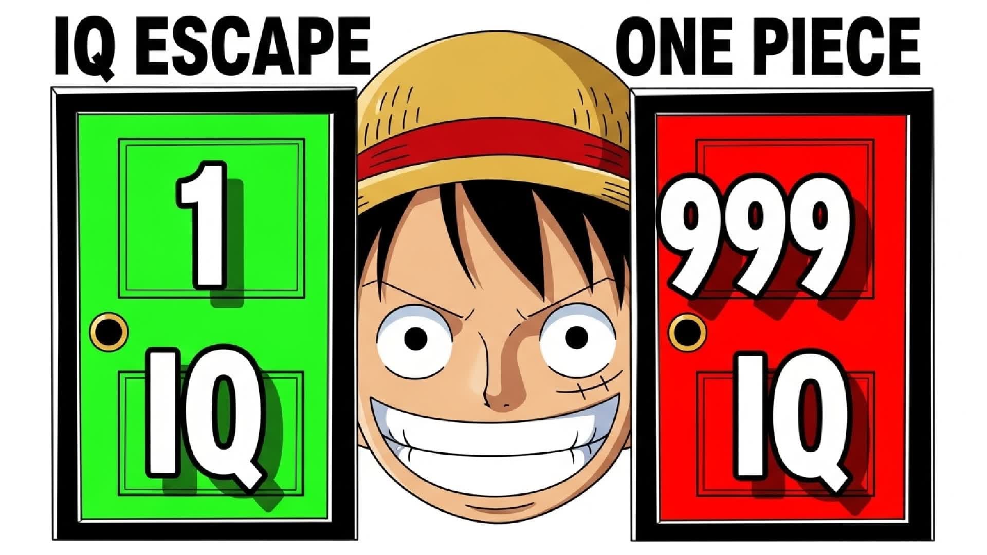 ONE PIECE 👒 IQ ESCAPE ROOM — Fortnite Creative map
