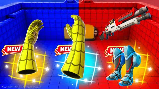 SUPER CRAZY RED VS BLUE WARS — Fortnite Creative map