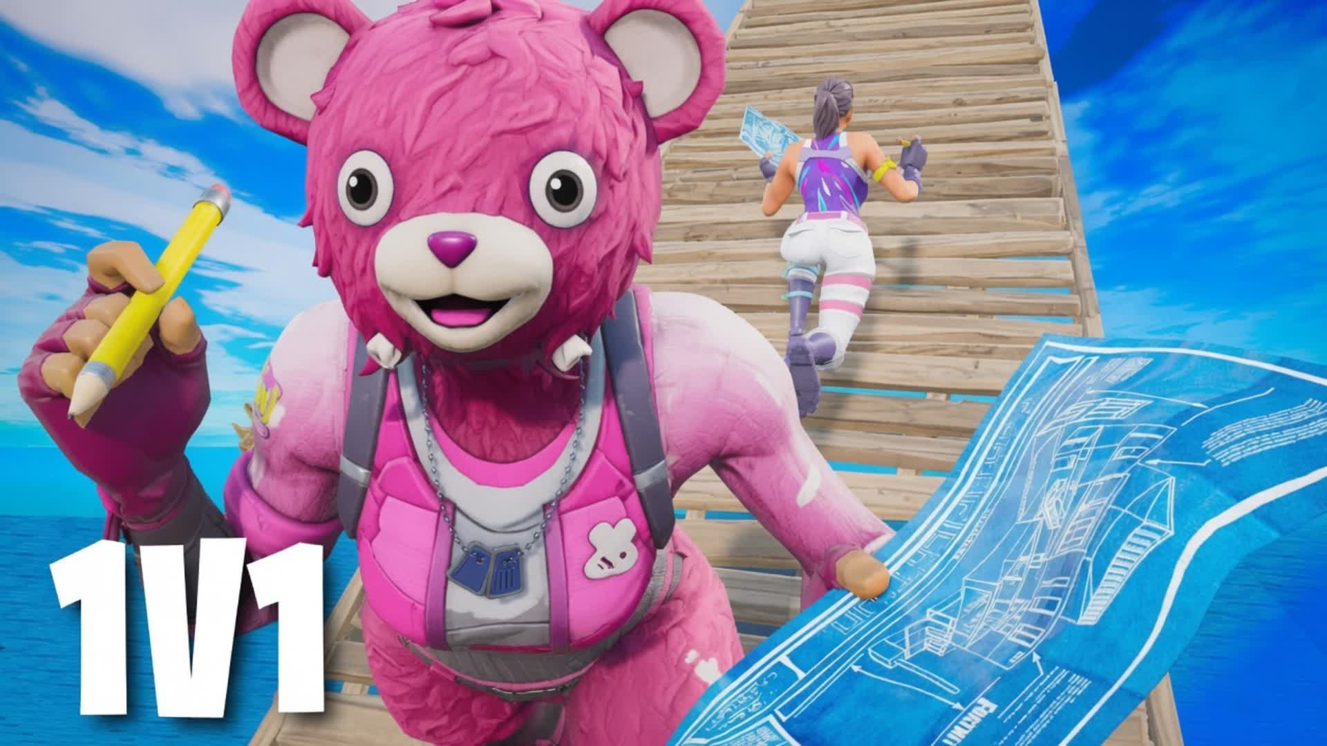 1V1 BUILDFIGHT MINIMALIST — Fortnite Creative map