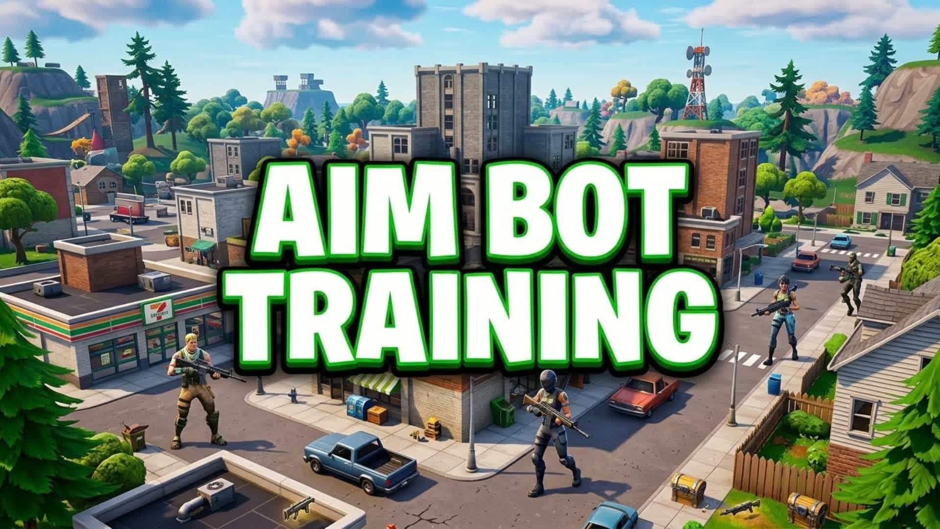 BOT Aim Zone FFA — Fortnite Creative map