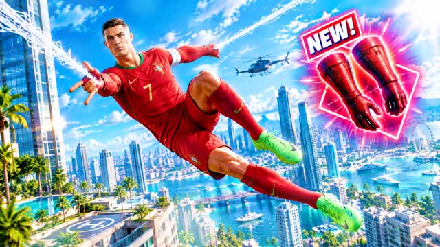 🎯MEGA SPIDER CITY GUN GAME NEW😎 — Fortnite Creative map cover art
