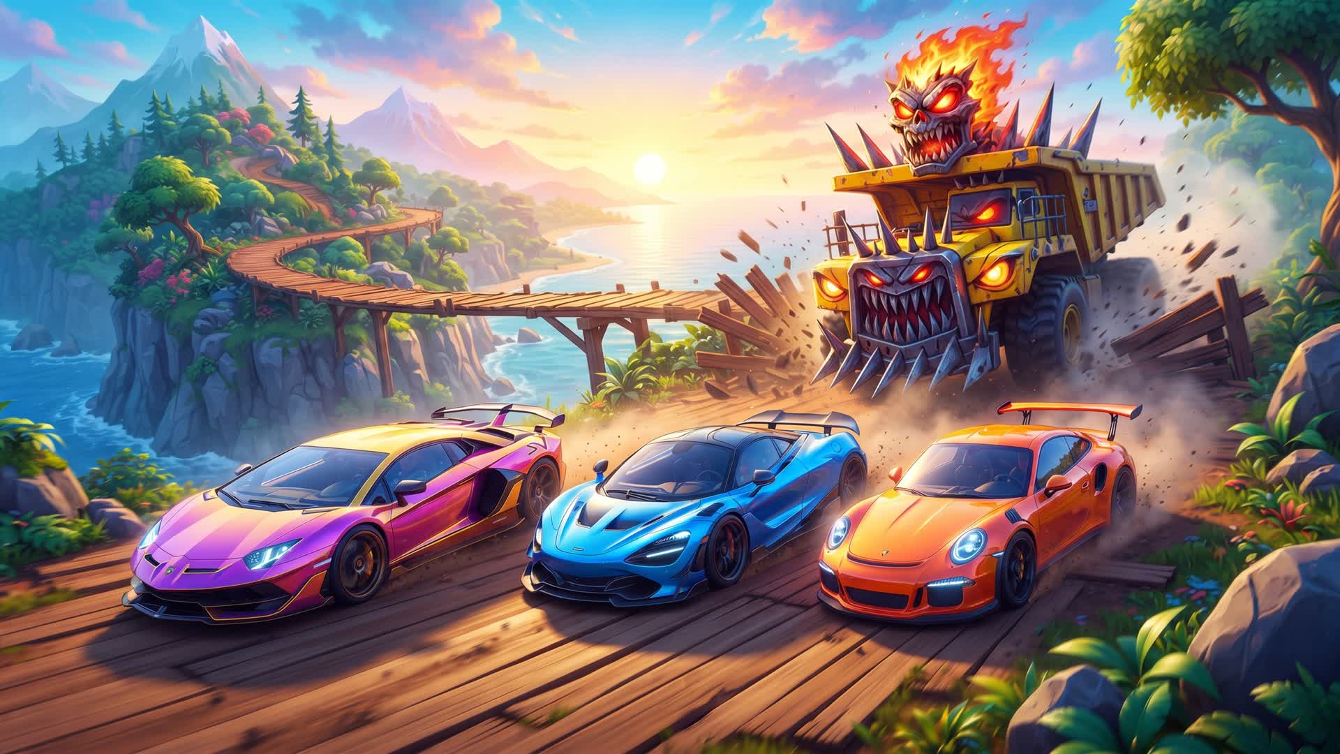 Apex Smash Run 🏎️ — Fortnite Creative map