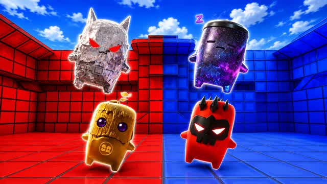 RED VS BLUE 🔴🔵 FIREBALL! — Fortnite Creative map