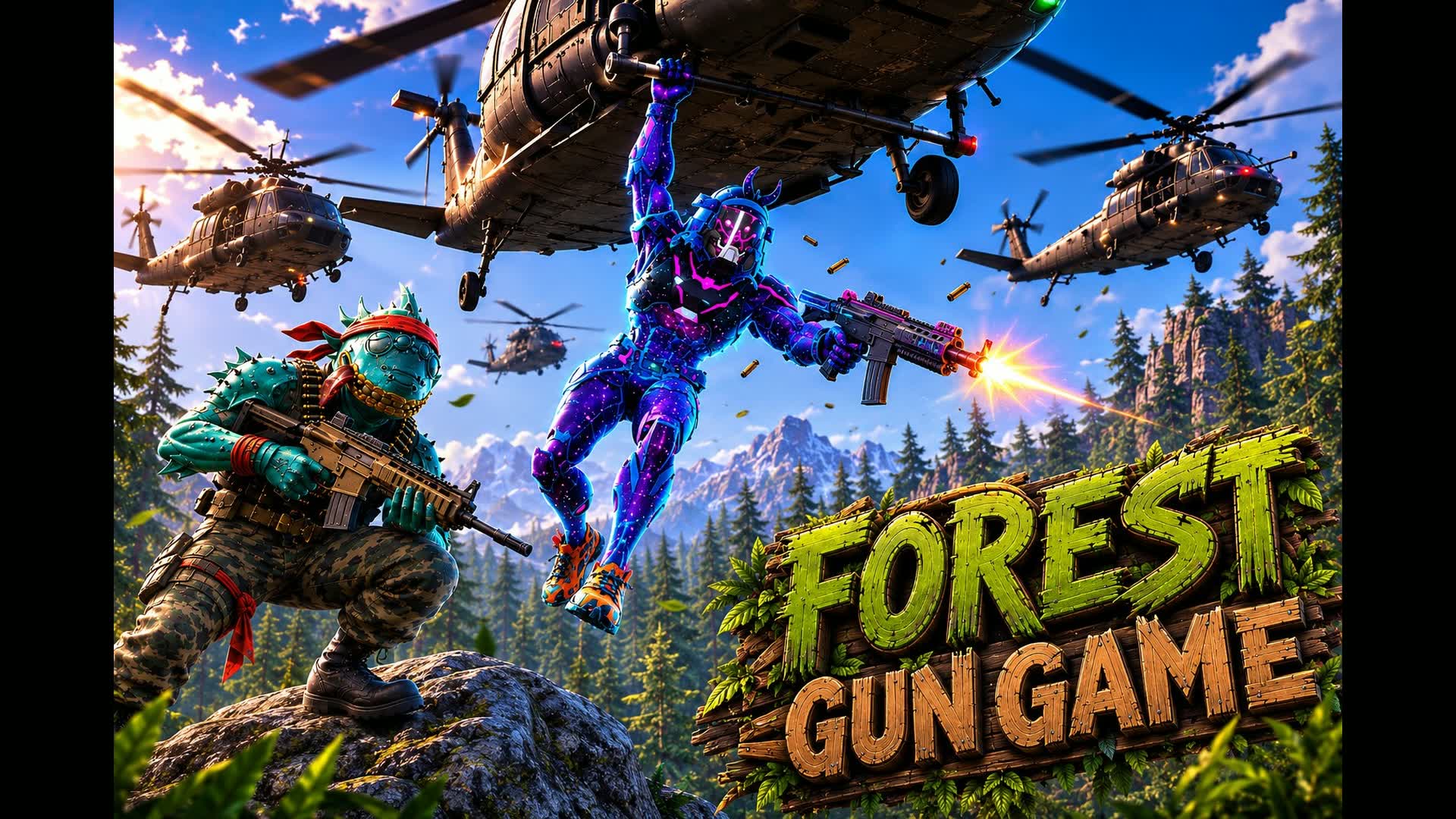 Forest Gun Game — Fortnite Creative map