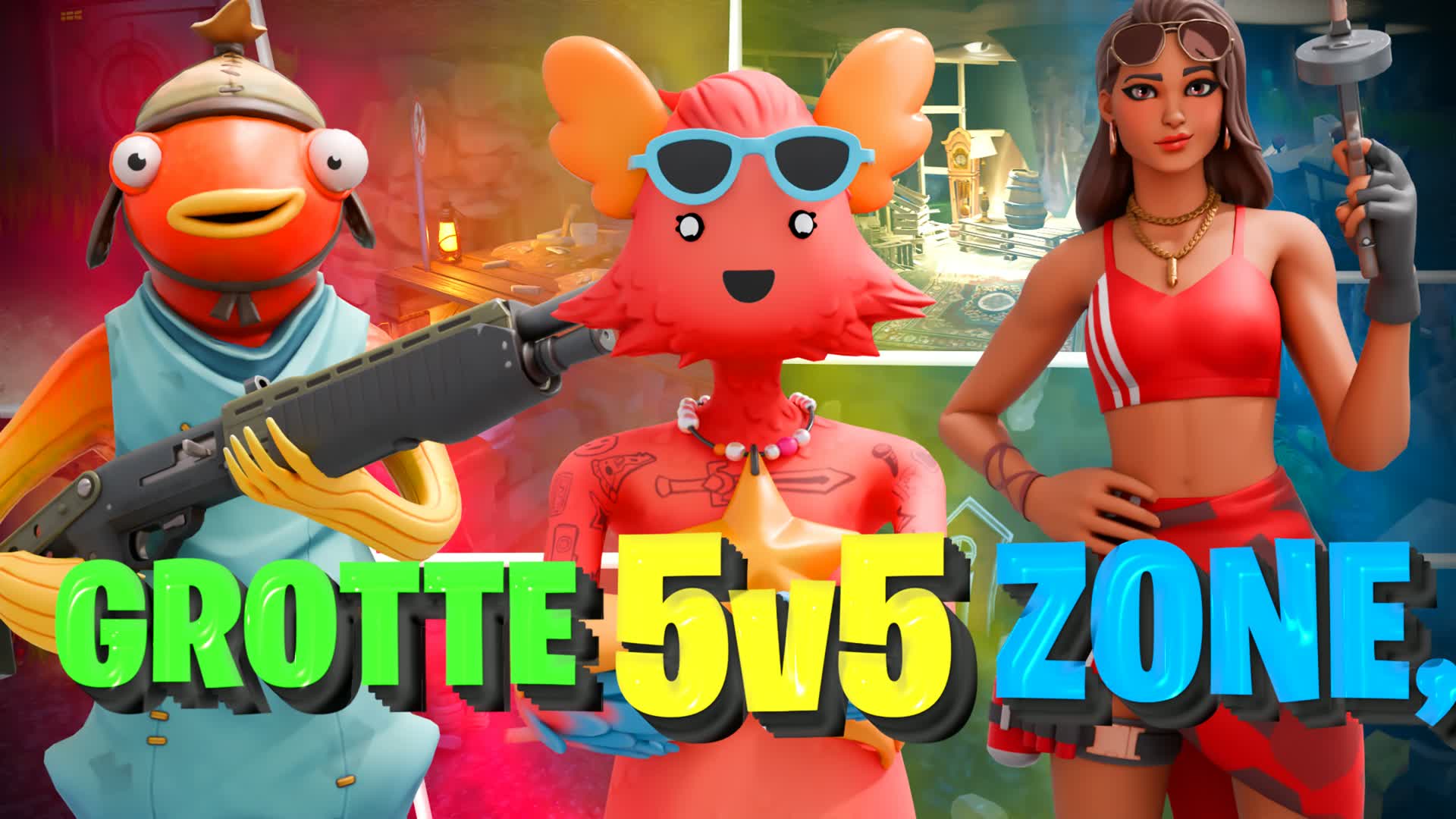 5vs5 / GROTTE ZONE — Fortnite Creative map