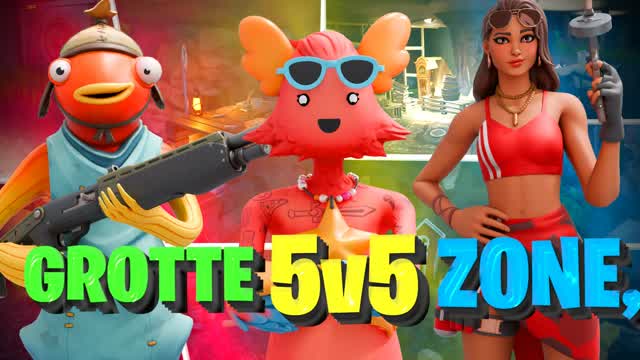 5vs5 / GROTTE ZONE — Fortnite Creative map cover art