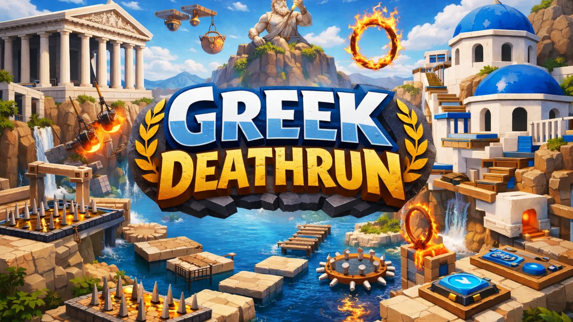 Greek Deathrun — Fortnite Creative map