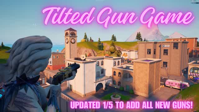 Tilted Gun Game — Fortnite Creative map cover art
