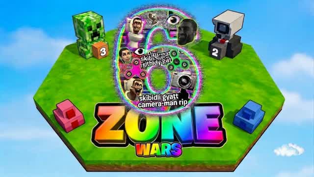 HEXAGONAL ZONEWARS🪓 — Fortnite Creative map cover art