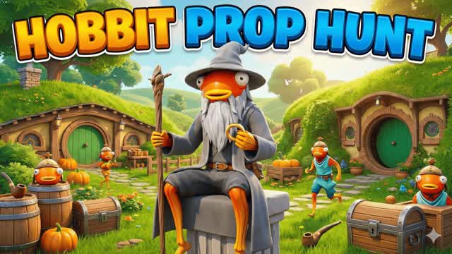 🧙‍♂️THE HOBBIT PROP HUNT🌳 — Fortnite Creative map cover art