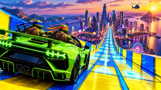 COLORFUL CARS - CAR GAME — Fortnite Creative map