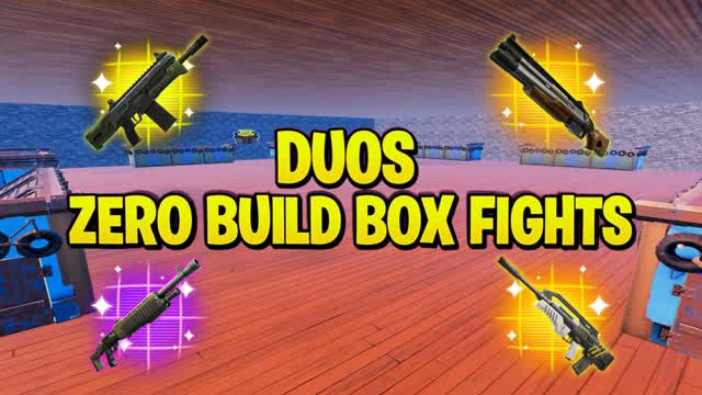 Duos Zero Build Box Fights — Fortnite Creative map cover art