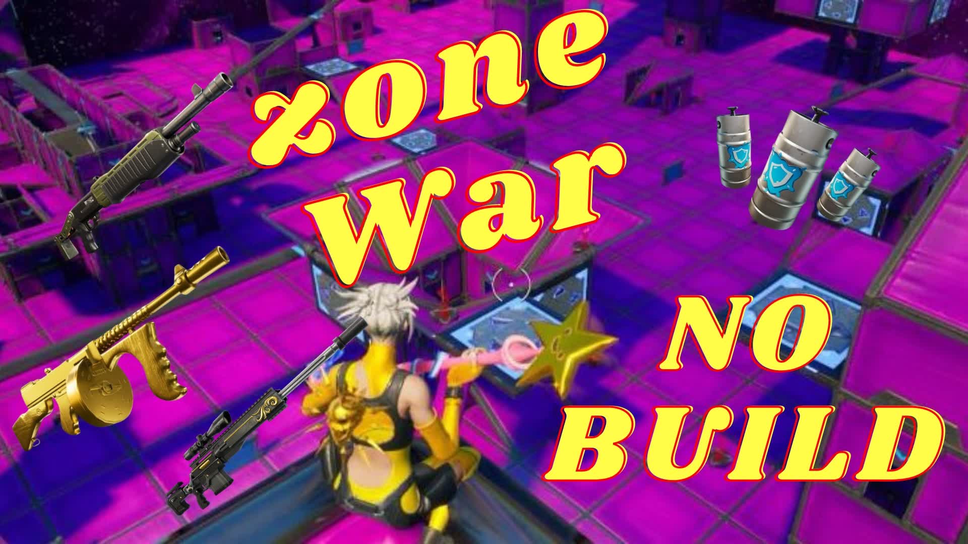 Zone War NO BUILD — Fortnite Creative map