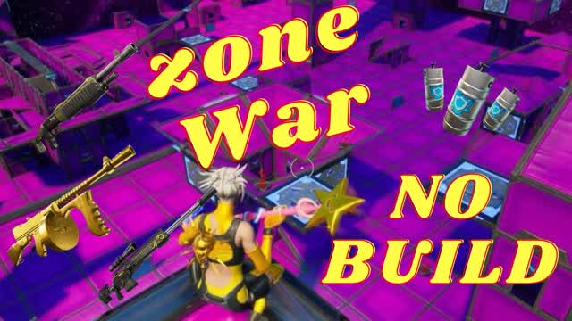 Zone War NO BUILD — Fortnite Creative map cover art