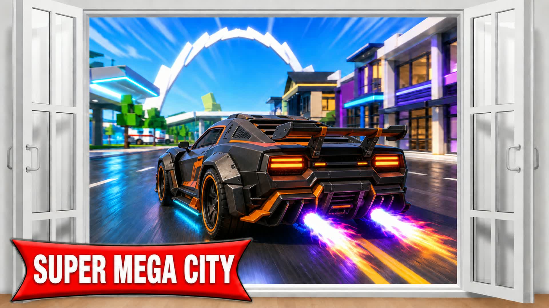 SUPER MEGA CITY ! — Fortnite Creative map