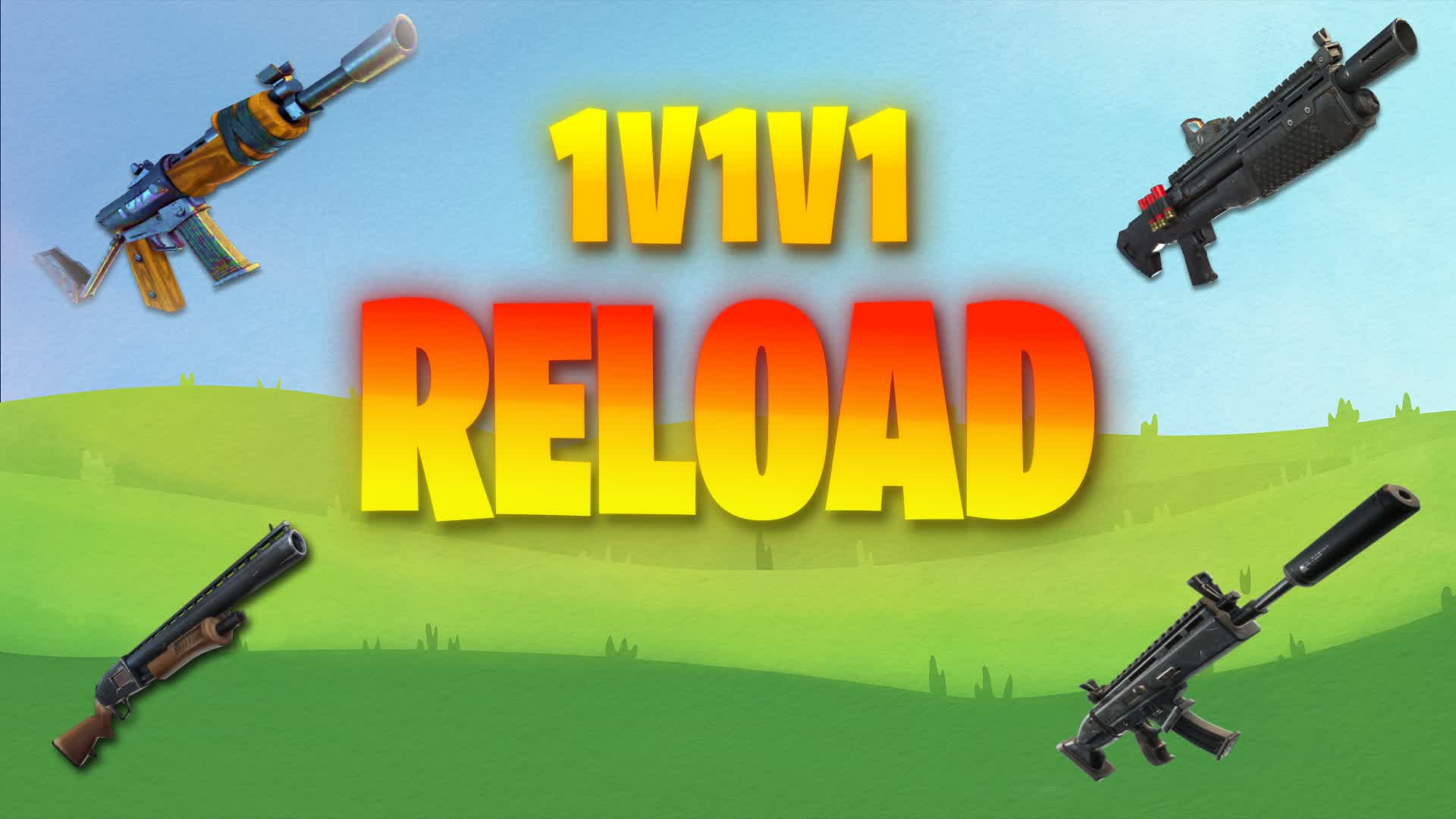 Mystery 1V1V1 Reload β Fortnite Creative map