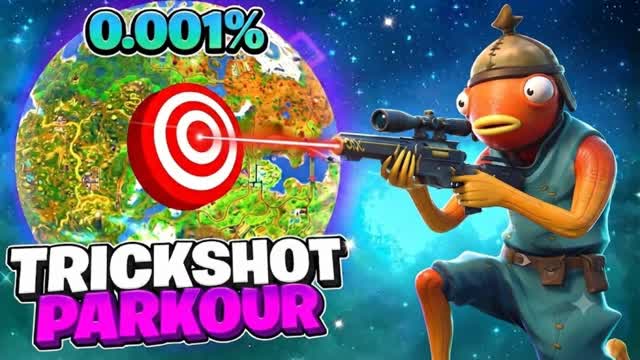 CRAZY MEGA TRICKSHOT UNC — Fortnite Creative map cover art