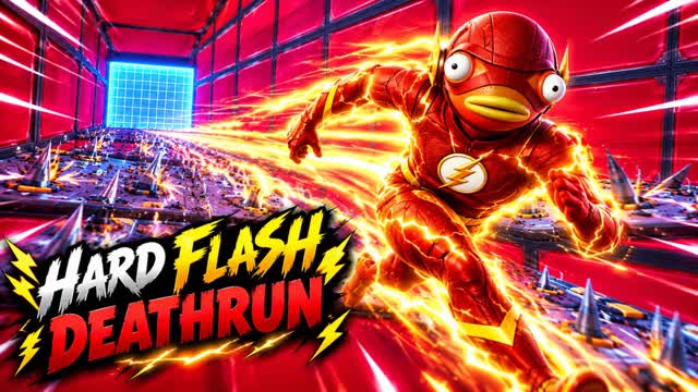 Hard flash deathrun — Fortnite Creative map