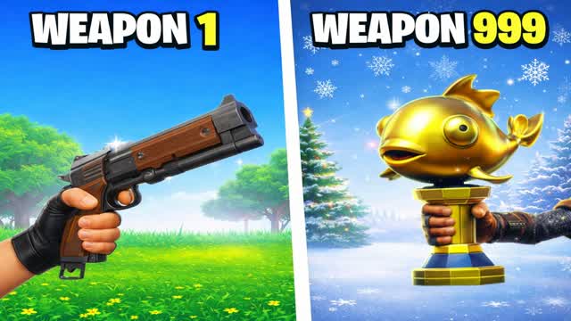 SPEED GUN GAME 🎯 ONE SHOT - SOLO — Fortnite Creative map