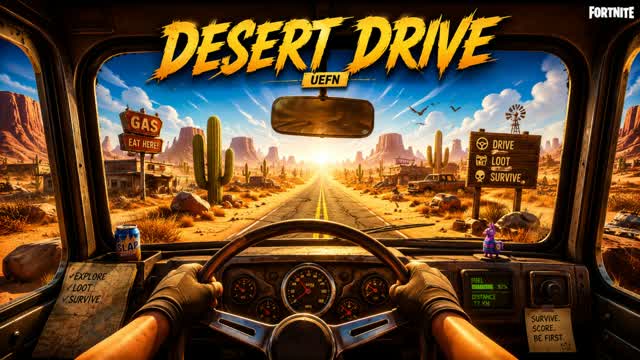 DESERT DRIVE🚘 — Fortnite Creative map