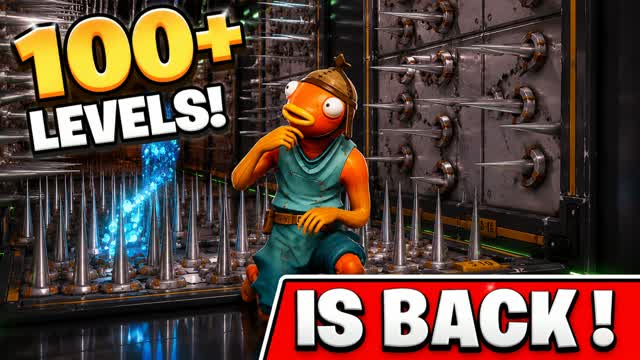 🔥200+ LEVEL DEATHRUN [PARKOUR] — Fortnite Creative map