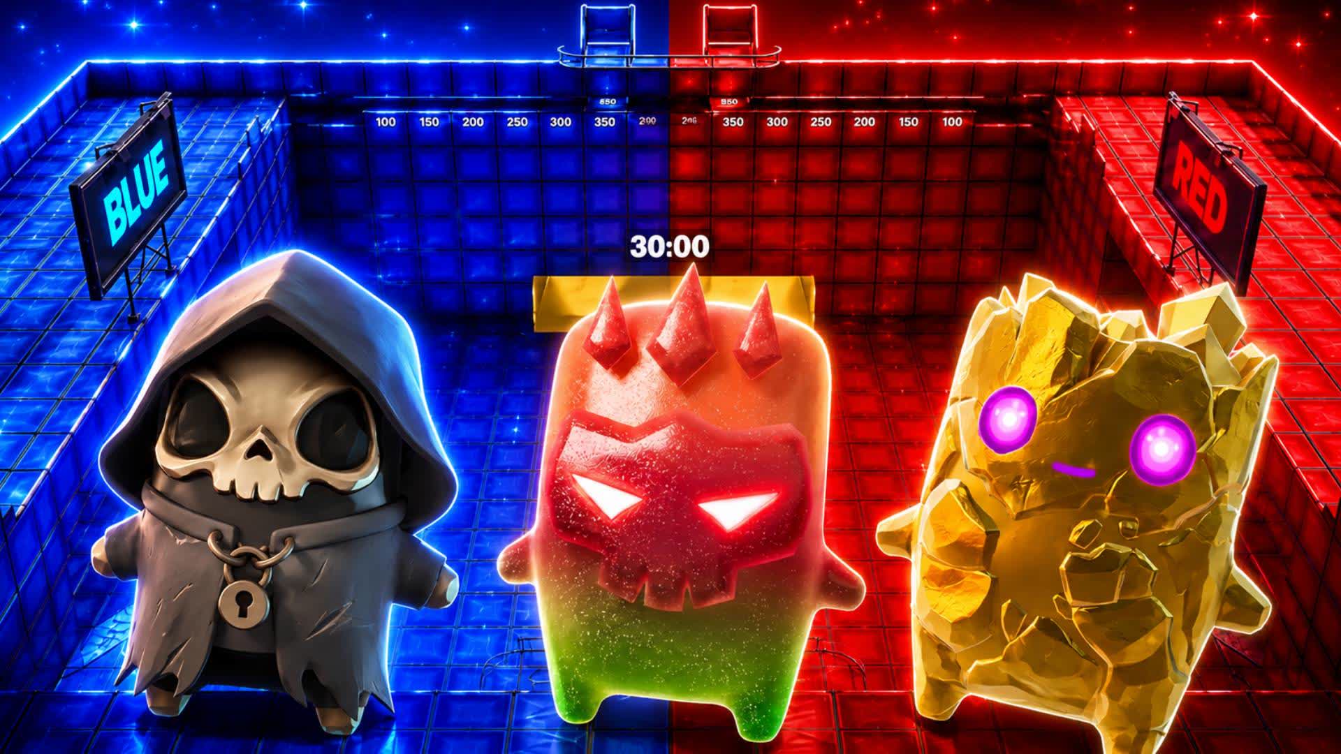 GAMING RED VS BLUE — Fortnite Creative map
