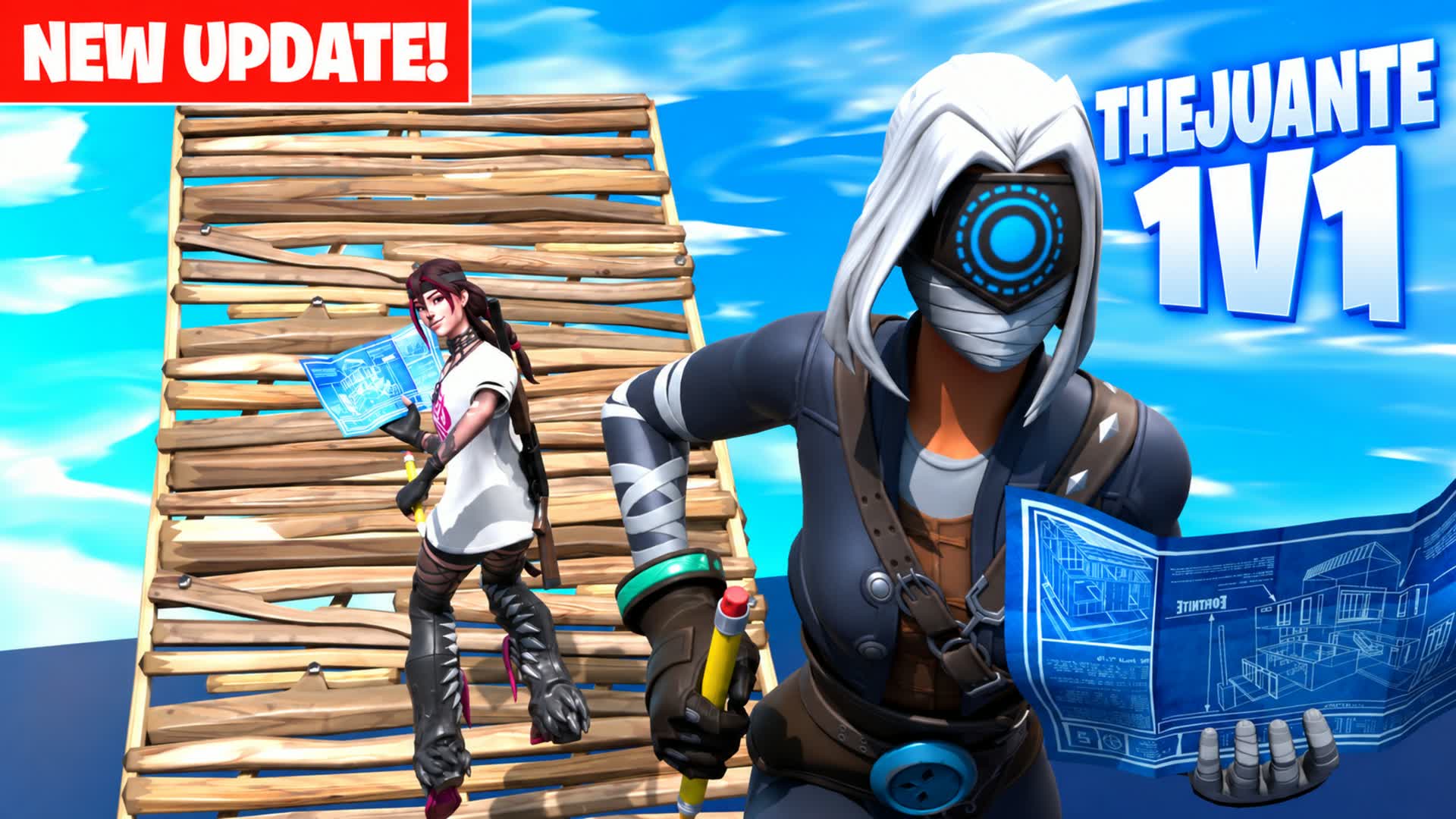 1v1 Super Build Fight [Thejuante] — Fortnite Creative map