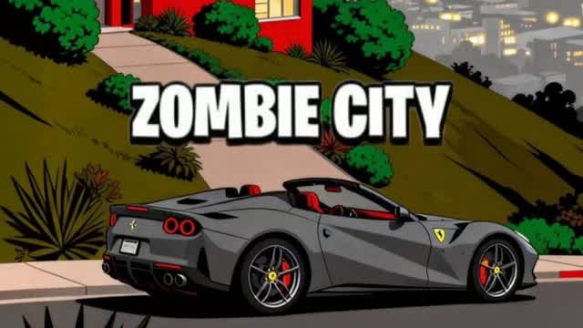 ZOMBIE DRIVE CITY ALL WEAPONS — Fortnite Creative map