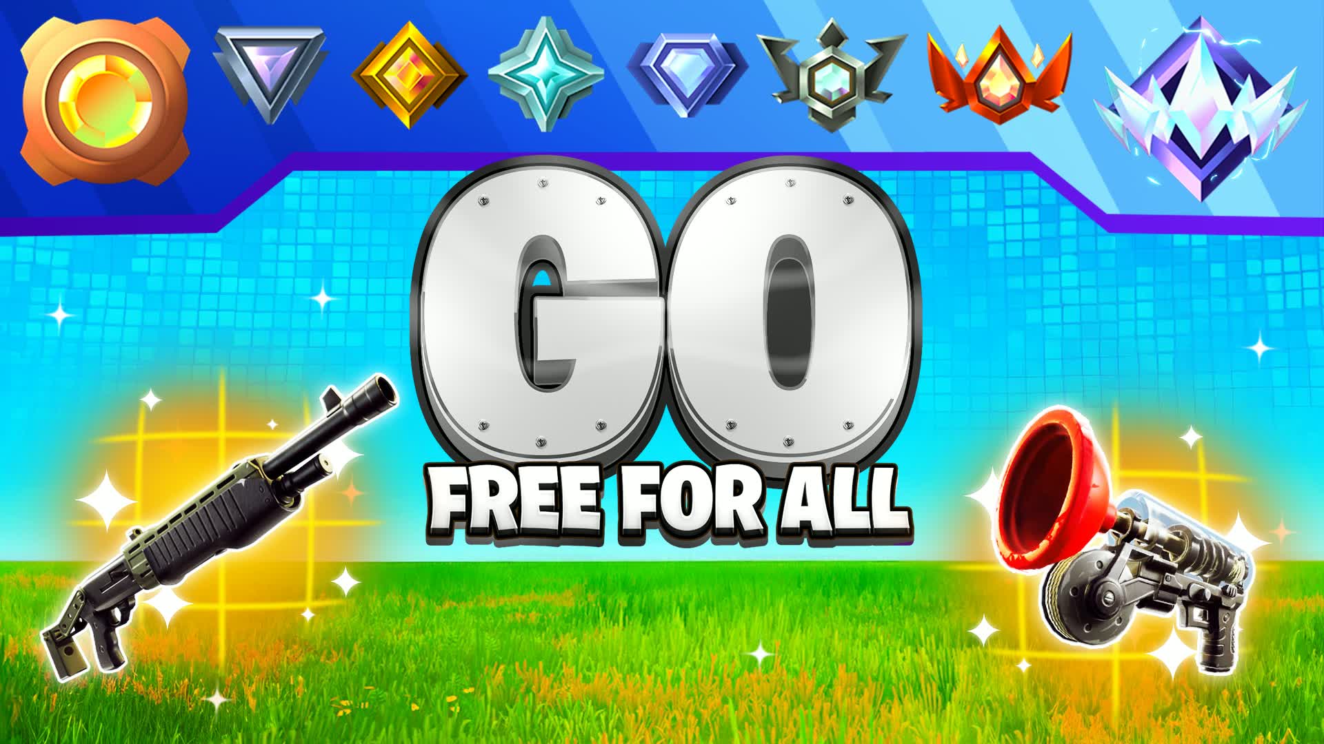 ALL WEAPONS GO FFA ⭐ — Fortnite Creative map