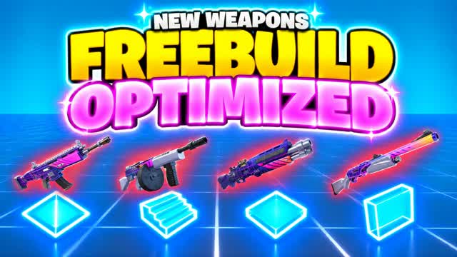 FREEBUILD MAP ULTRA OPTIMIZED⚡ — Fortnite Creative map
