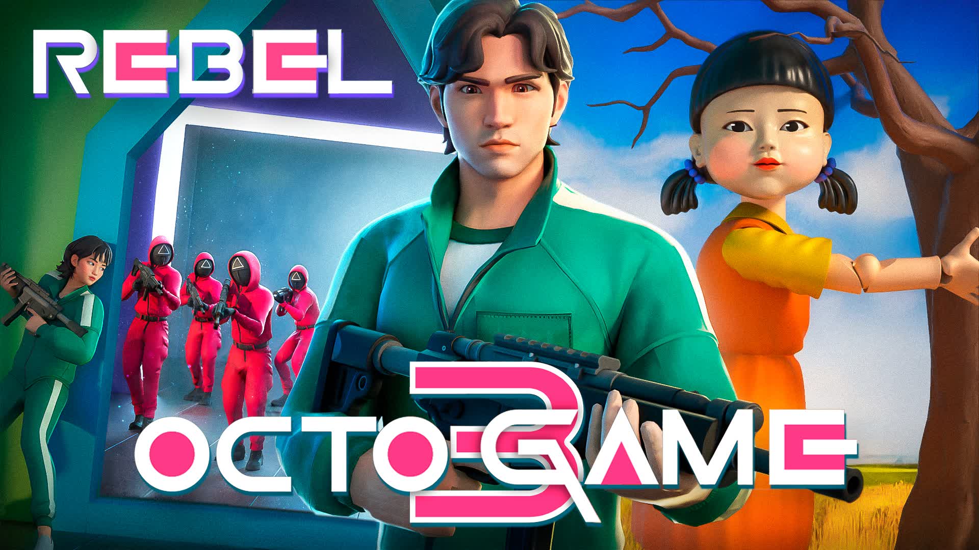 OCTO GAME 3 문어 게임 — Fortnite Creative map