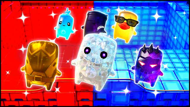 RED VS BLUE QUANTUM DRIFT 🔴🔵 — Fortnite Creative map cover art