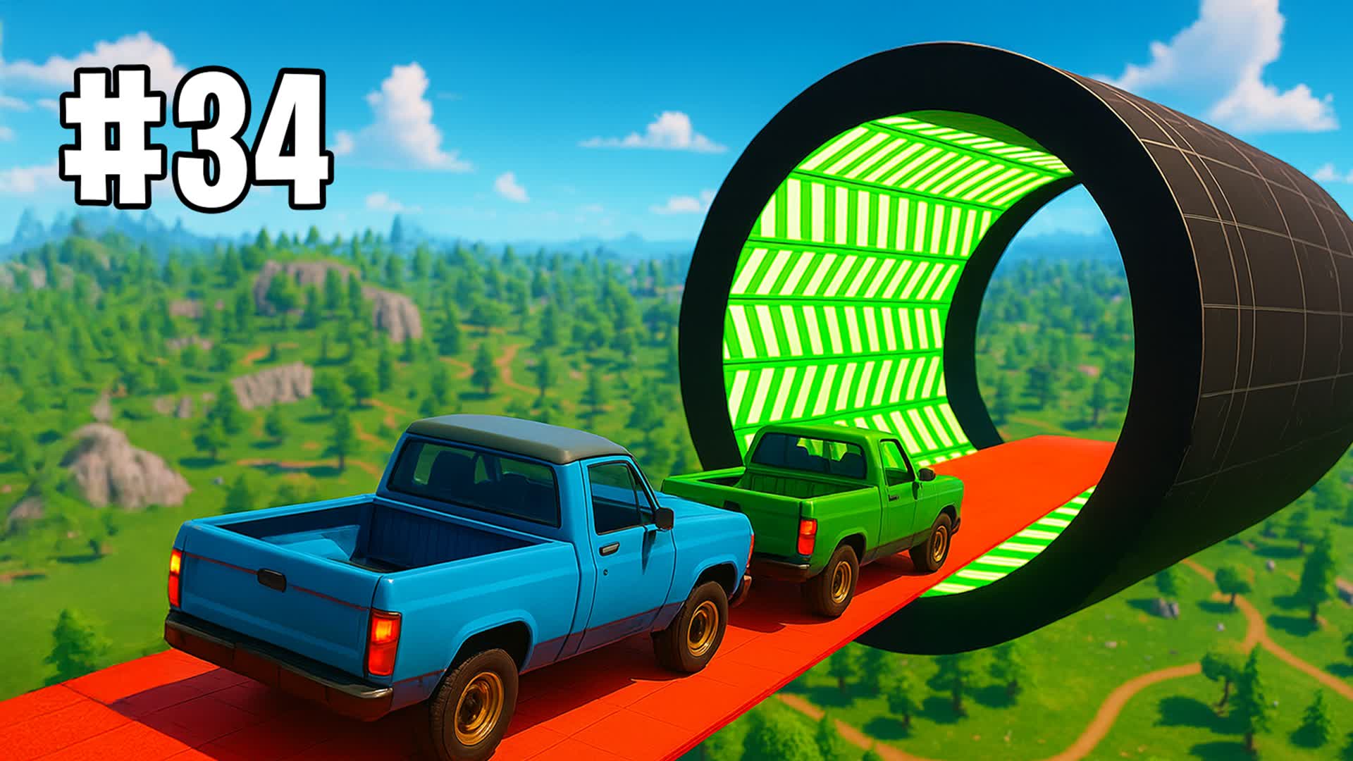 HARD PARKOUR #34 — Fortnite Creative map