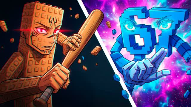 DEFEND YOUR BASE WITH BRAINROTS💫- DYBWB — Fortnite Creative map cover art