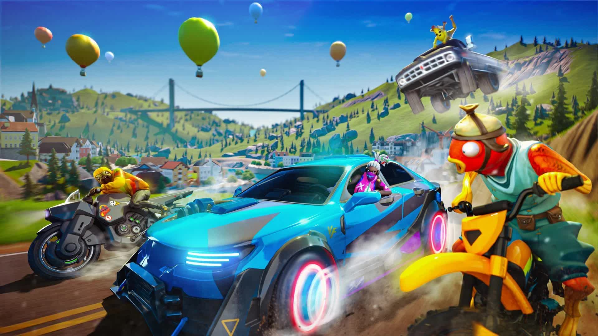 Race of Desert — Fortnite Creative map