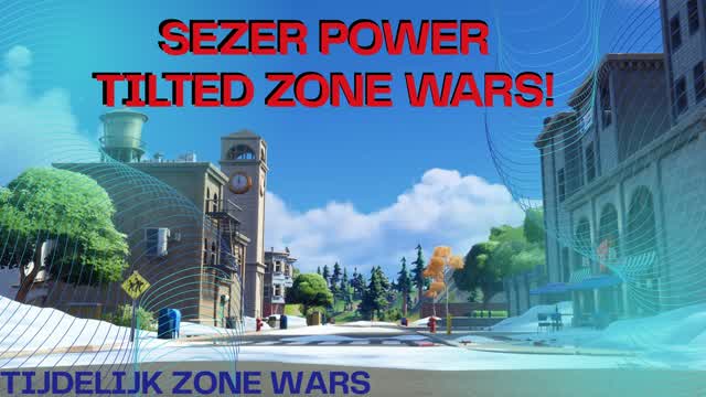 SEZER POWER TILTED ZONE WARS — Fortnite Creative map cover art