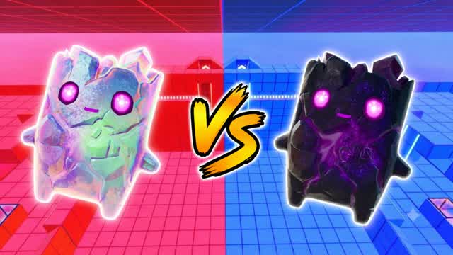 RED VS BLUE GASA PIZ — Fortnite Creative map cover art