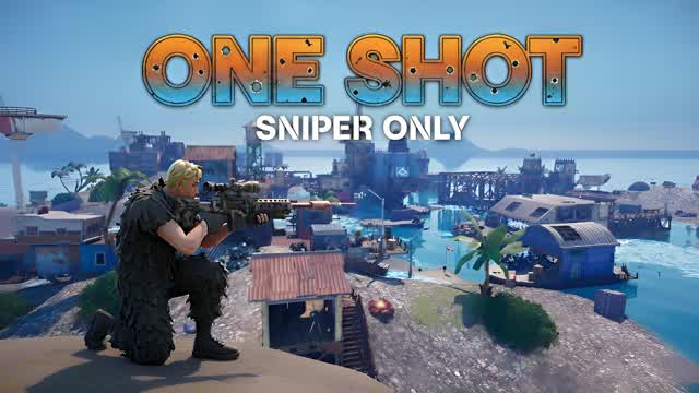 One Shot Only — Fortnite Creative map cover art