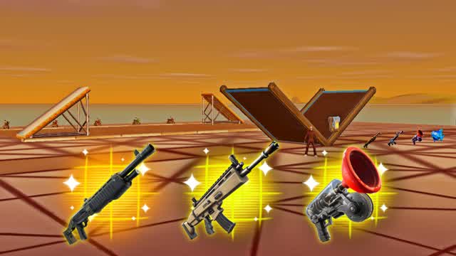 1v1 CHAOS FREE FOR ALL — Fortnite Creative map