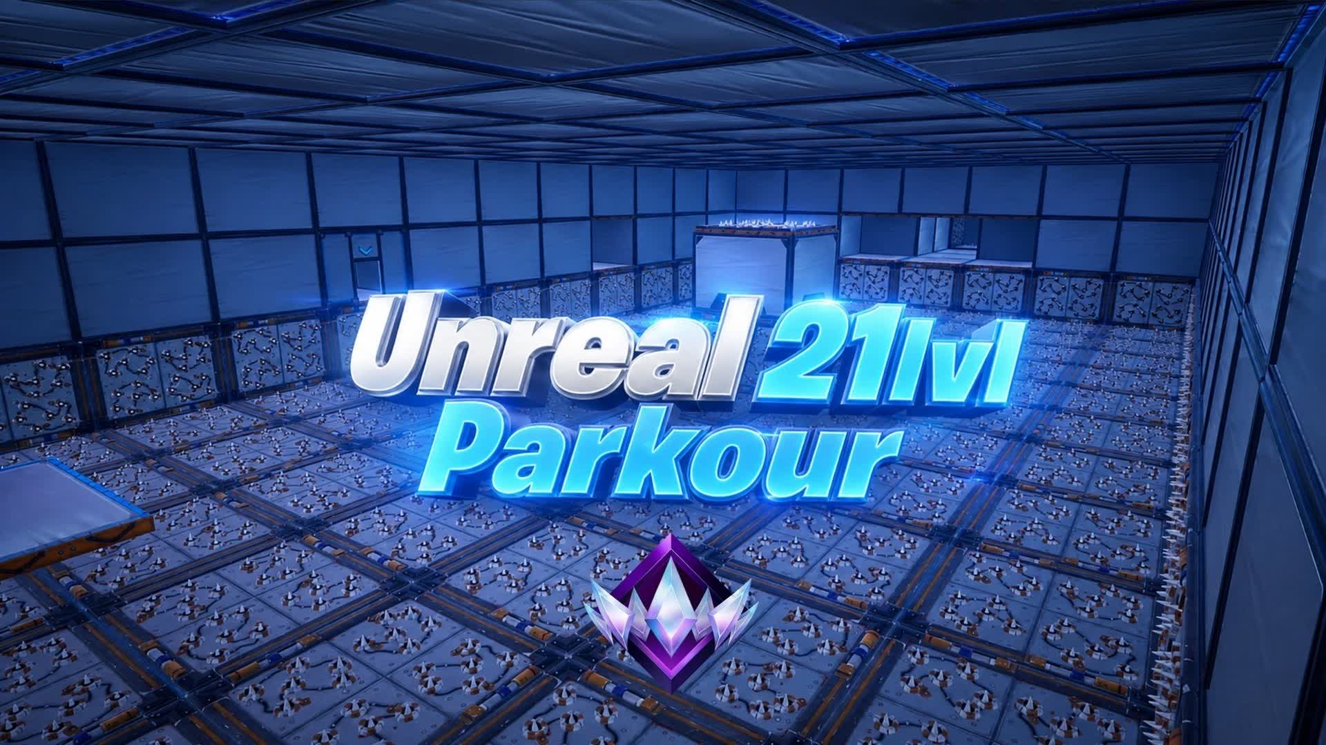 🔥Unreal 21 Level Parkour — Fortnite Creative map