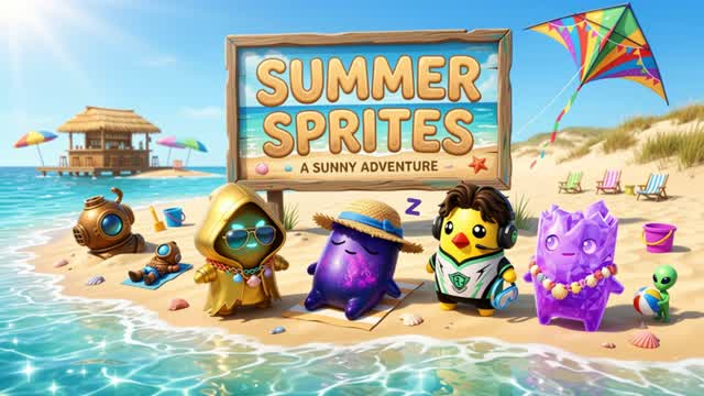 SUMMER RED VS BLUE 🔴🔵 SPRITES — Fortnite Creative map cover art