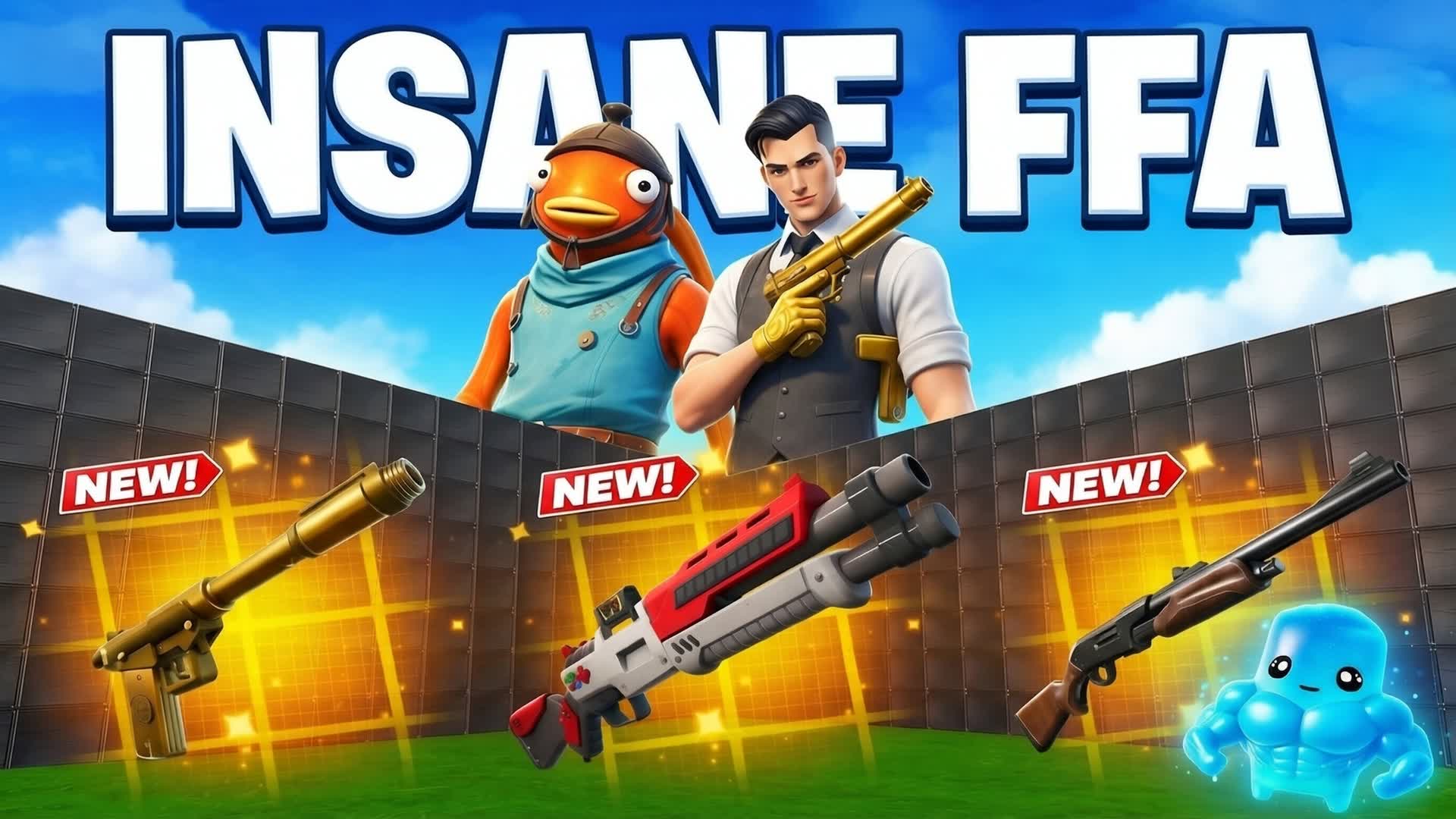 🤯🔫 INSANE FFA🔫🤯 — Fortnite Creative map