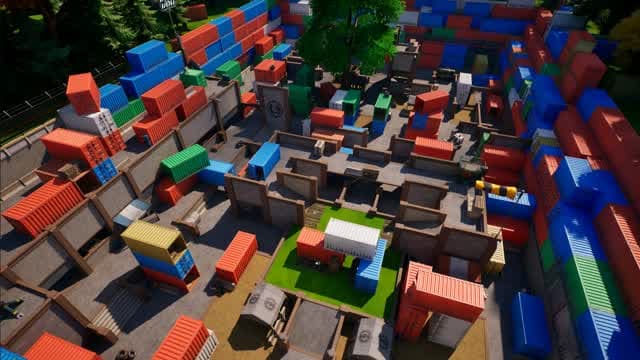 GUN GAME 🎯SHIPPING CONTAINERS🎯 — Fortnite Creative map