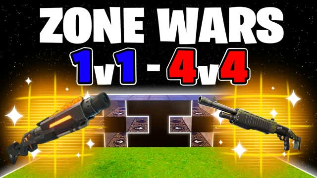 PRO ZONE WARS (1V1 TO 4V4) — Fortnite Creative map